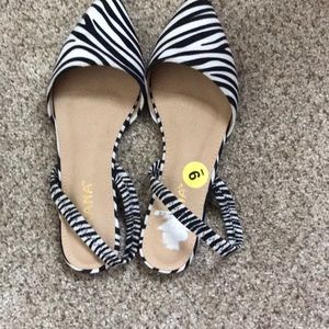Zebra style flats